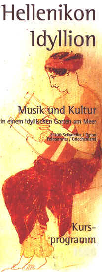 Hellenikon Idyllion Titelblatt Kursprogramm
